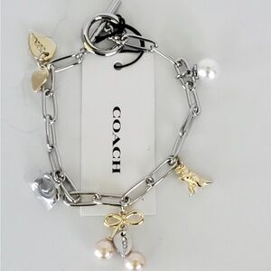 COACH Kisslock Cherry Charm Bracelet